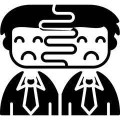 Cloning Icon Vector Element