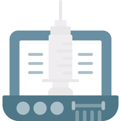Online Class Icon Vector Element