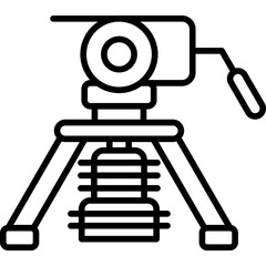 Tripod Icon Vector Element