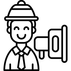Director Icon Vector Element