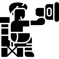 Director Chair Icon Vector Element