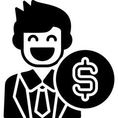 Paid Actor Icon Vector Element