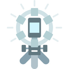 Ring Light Icon Vector Element