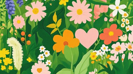 Colorful floral arrangement featuring various flowers and vibran