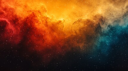 Fototapeta premium Abstract Cosmic Nebula Swirling Colors Background Texture