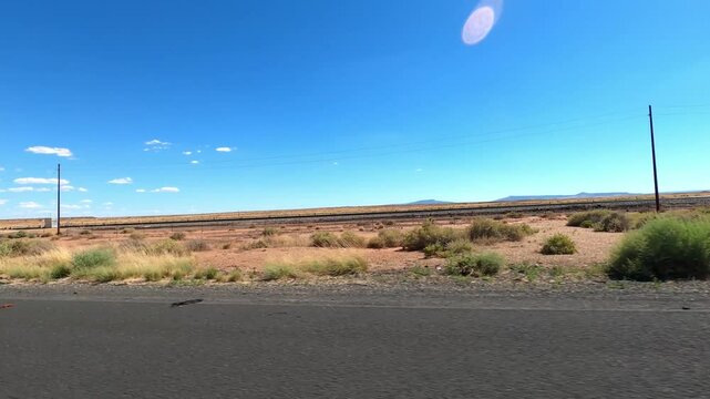 Arizona Driving 2860 Meteor Crater Rest Stop Winslow