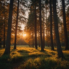 Fototapeta premium autumn in the forest
