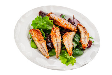 Mackerel fish tomato sauce canned seafood gourmet food background on the table rustic food top view copy space keto and paleo diet vegetarian food pescetarian diet