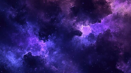 Obraz premium Purple And Pink Nebula In Deep Space Cosmic Backgrounds