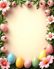 Obraz premium Happy Easter card