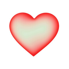 Glossy Red Heart Icon Transparant 