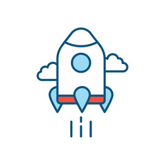 Launch vector icon