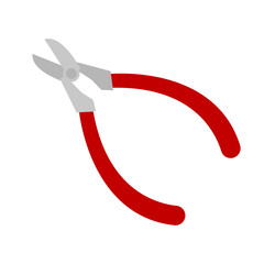 Flat design nipper icon. Vector.