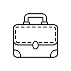 Briefcase vector icon 