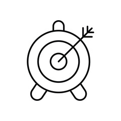 Fototapeta premium Target vector icon 