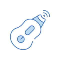 Skin Scrubber vector icon stock illustration