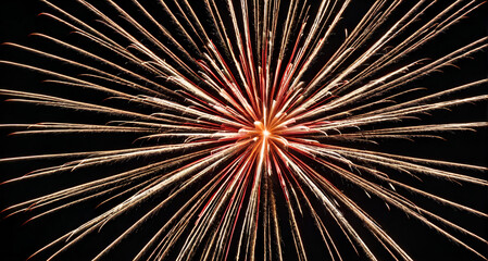 Obraz premium fireworks in the night sky