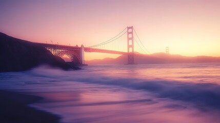 Golden Gate Bridge Sunset Serenity