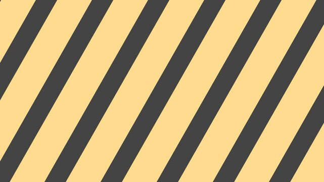 black and yellow striped background, bumper video opening or ending