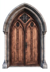 Naklejka premium old wooden door