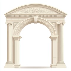 Naklejka premium arch with columns