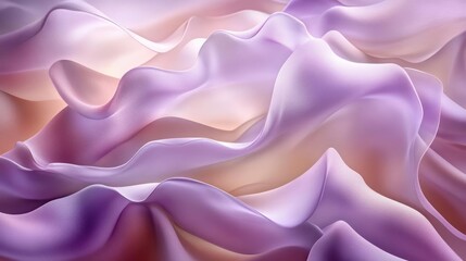 Obraz premium Abstract Purple Fabric Texture Background Soft Waves Draped Pastel Gradient Pattern Design Illustration Image Visuals Color Palette Graphics Texture Decorative Backgrounds Elegant Soft Pastel Shades