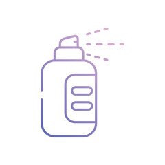 Hydration Mist Device vector icon stock illustration
