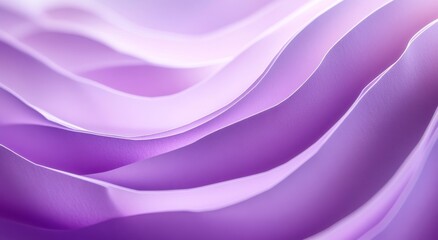 Obraz premium Abstract purple and white layered folds