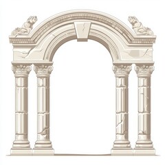 Obraz premium arch with columns