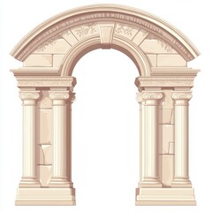 Obraz premium arch with columns