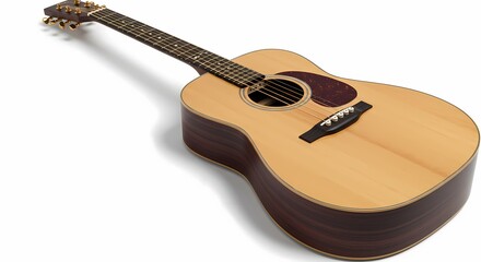 Fototapeta premium Acoustic Guitar Wood Musical Instrument