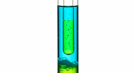 Colorful Liquid in Test Tube