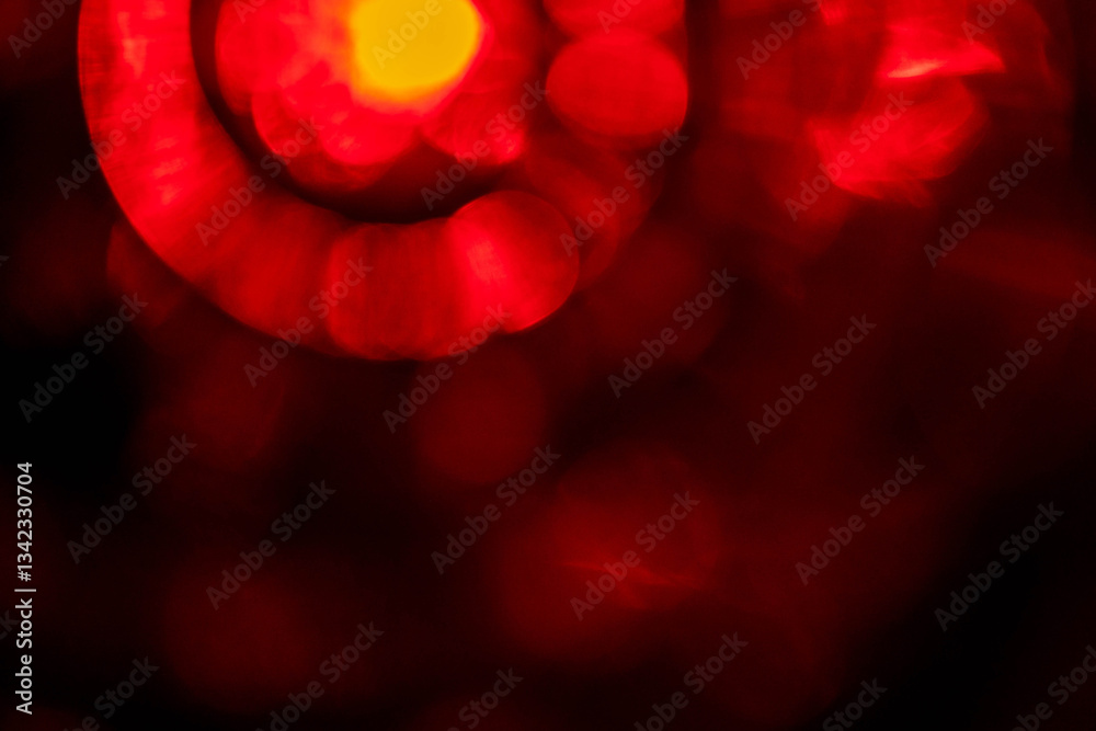 Wall mural red light leaks on dark background. abstract background for design with random shapes. colorful ligh