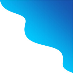 Abstract Wave Blue Gradient Element