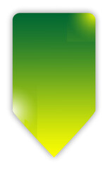 Abstract Ribbon Green Gradient Element