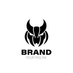 Cerberus Logo. Cerberus Logo Design. Cerberus Logo Brand. Cerberus Logo Vector Design Isolated on White Background