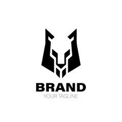 Cerberus Logo. Cerberus Logo Design. Cerberus Logo Brand. Cerberus Logo Vector Design Isolated on White Background