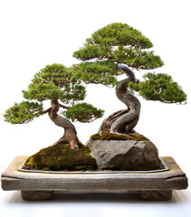 &aacute;rbol, bonsai, adorno, f&aacute;brica, naturaleza, flor, piedra