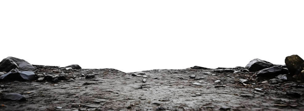 rough textured rocky surface isolated png transparent cutout