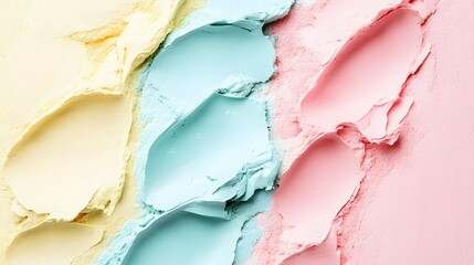 Pastel Color Swirl Paint Texture Background