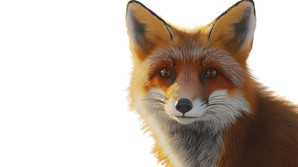 Fototapeta premium Red Fox Portrait Wildlife Animal Close Up Furry Mammal Nature Photography