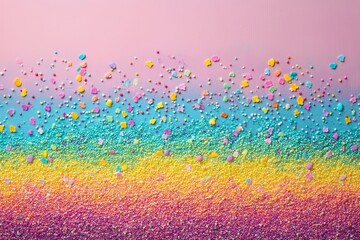 Rainbow Sprinkles Background Texture