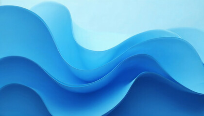 Abstract digital art, featuring a dynamic composition of flowing, organic shapes in shades of blue