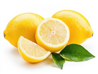 Fresh Lemons and Slices