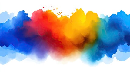 Abstract Watercolor Blots