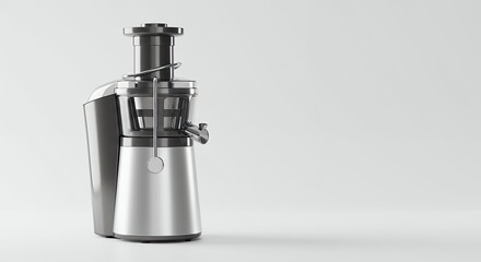 Modern Silver and Black Slow Juicer
