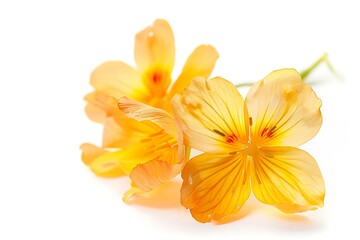 Ursinia Flower isolated on white background.close up.