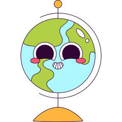 School elements - illustrations - cartoon