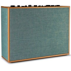 Fototapeta premium Modern Teal Speaker Design.