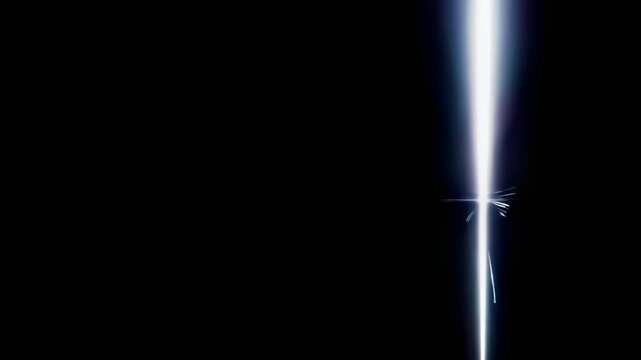 Blade of Light Slices Through Space